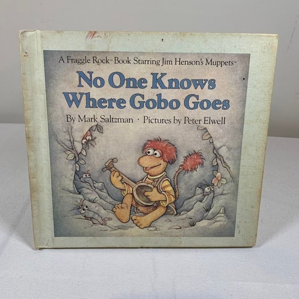 Vintage 1984 Fraggle Rock Hardcover Book No One Knows Where Gobo Goes